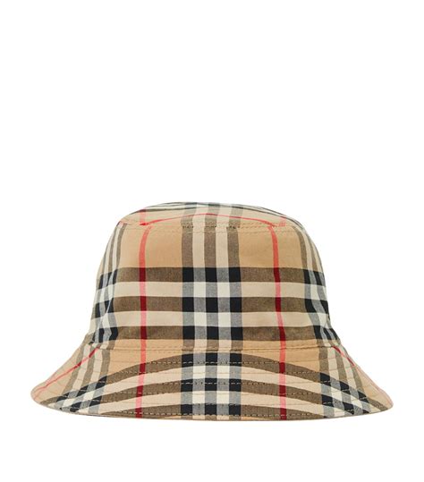 Burberry Reversible Check Bucket Hat 